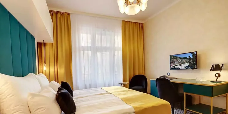 Relax v Karlových Varoch: hotel priamo pri kolonáde, nové wellness centrum, procedúry a polpenzia