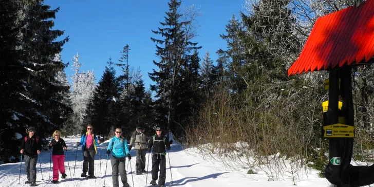Túry na snežniciach: Hrebeňom Spišskej Magury, Žabie plesá alebo večerný výlet na Hrebienok