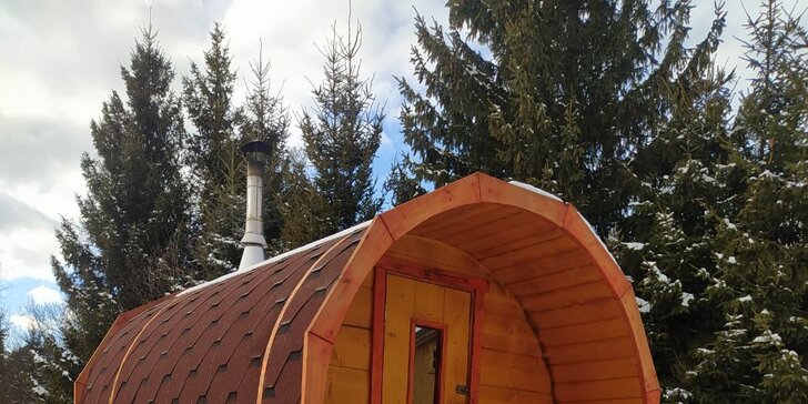 Sauna, ktorá príde za vami! Na chatu alebo až domov