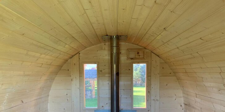 Sauna, ktorá príde za vami! Na chatu alebo až domov