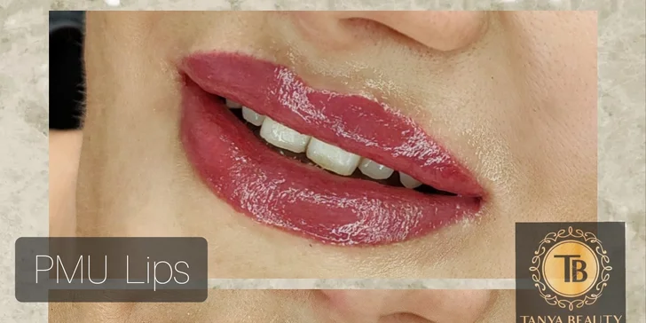 PMU v Tanya Beauty: Aquarelle lips, Full lips, púdrové obočie alebo Hairstrokes