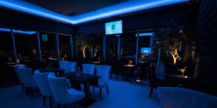 Wellness a zážitková večera v panoramatickom Pancha Skybare na 10. poschodí hotela Holiday Inn Žilina