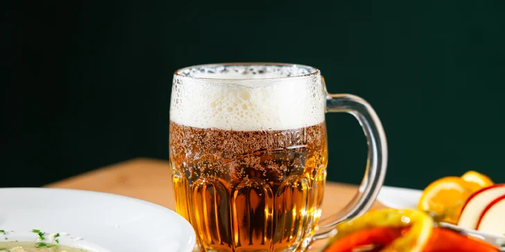 Lahodné 3-chodové menu s pivom alebo vínom pre 2 osoby
