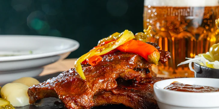 Lahodné 3-chodové menu s pivom alebo vínom pre 2 osoby