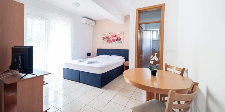 Dovolenka pri chorvátskom Gradaci: štúdiá pre dvoch aj apartmány až pre 5 nocľažníkov