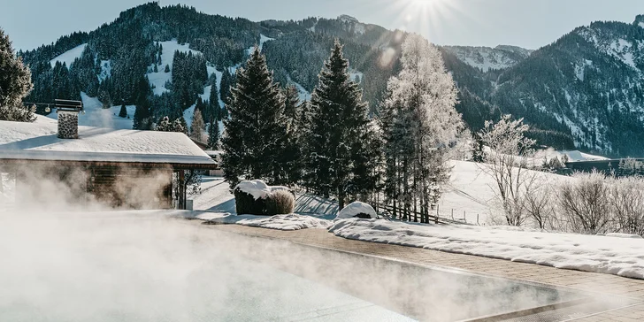 Tirolské Alpy: hotel pri lanovke, wellness, vynikajúca plná penzia a zľavová Tannheimertal Card