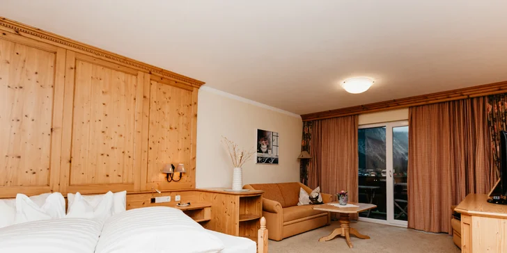 Tirolské Alpy: hotel pri lanovke, wellness, vynikajúca plná penzia a zľavová Tannheimertal Card
