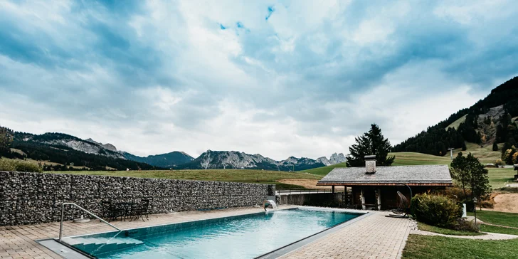 Tirolské Alpy: hotel pri lanovke, wellness, vynikajúca plná penzia a zľavová Tannheimertal Card