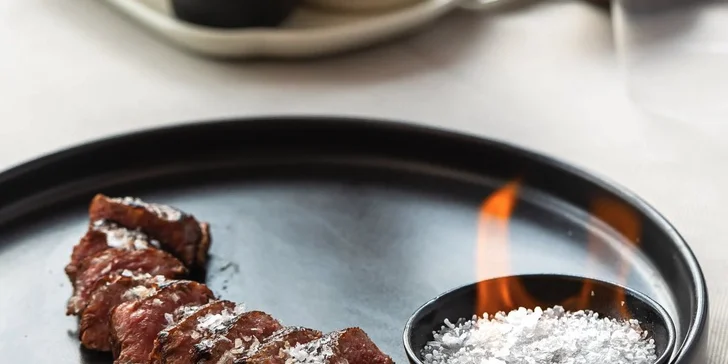2-chodové degustačné menu s Wagyu mäsom, Rib eye či T-bone steakom