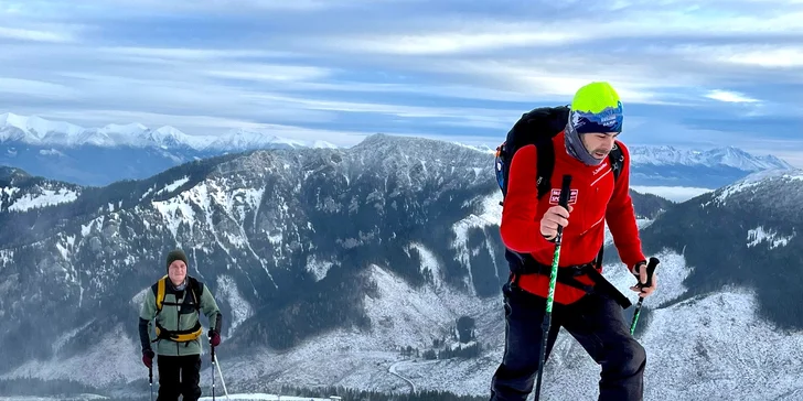 Jednodňové kurzy skialpinizmu alebo freeridu pre 1 či 2 osoby
