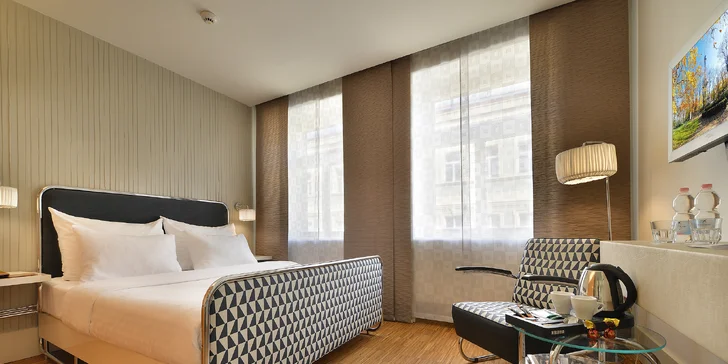 Elegantný hotel na Žižkově, bohaté raňajky a TOP miesta Prahy na dosah