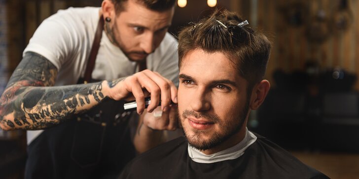 Kadernícke a barberské služby v Nirvel salóne: Pánsky strih, úprava brady, dámsky strih a brazílsky keratín