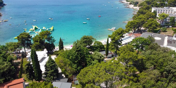 Rodinná dovolenka na Istrii: apartmány pri pláži, balkón s výhľadom aj first minute zľava