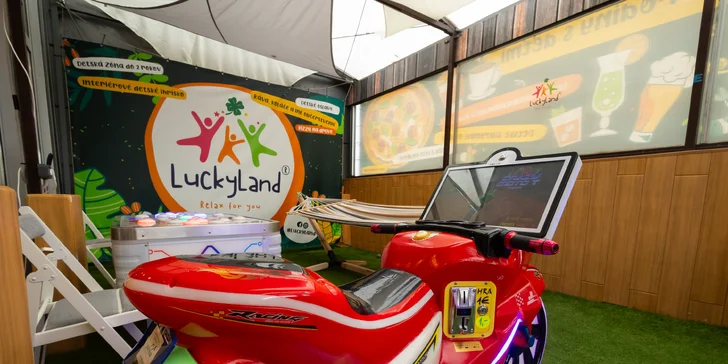 Kúzelný LuckyLand: Neobmedzený vstup do detskej kaviarne a herne