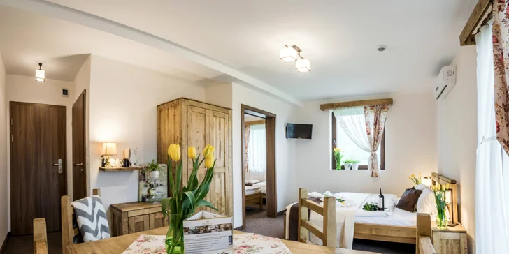 Pobyt v poľskej Ustroni: izba s výhľadom na hory alebo apartmán, raňajky či polpenzia, wellness aj privátne