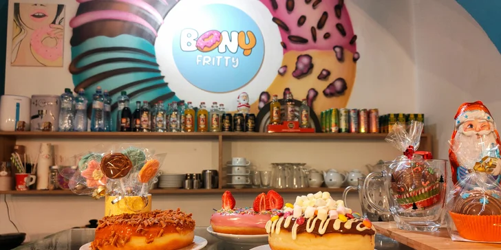 Domáce donuty aj s kávičkou alebo obrovský 900 gramový XXL Donut