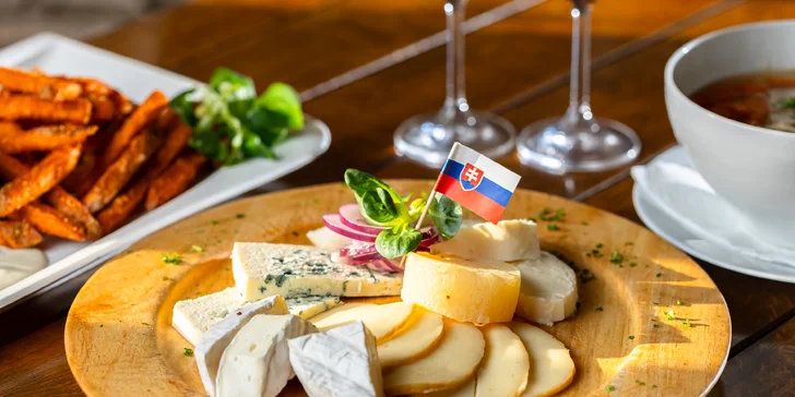 4-chodové menu pre dvoch s haluškami, lososom či panenkou