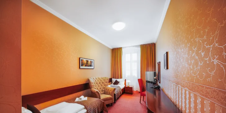 Štýlový hotel v úplnom centre Levoče: polpenzia, wellness, história aj skipasy v ponuke