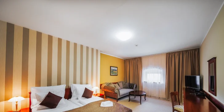 Štýlový hotel v úplnom centre Levoče: polpenzia, wellness, história aj skipasy v ponuke