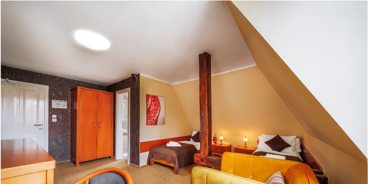 Štýlový hotel v úplnom centre Levoče: polpenzia, wellness, história aj skipasy v ponuke