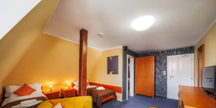 Štýlový hotel v úplnom centre Levoče: polpenzia, wellness, história aj skipasy v ponuke