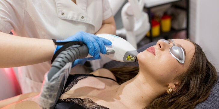 Revolučná trvalá epilácia lekárskym laserom vybraných častí tela