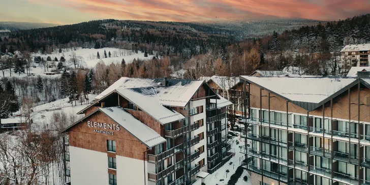 Świeradów-Zdrój: krásne apartmány, moderné wellness a raňajky alebo polpenzia