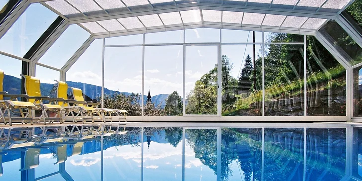4* hotel v Alpách: polpenzia, wellness, zjazdovka pri hoteli a až 2 deti zdarma
