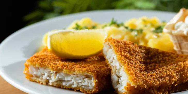 Nordsee: Vyprážaná aljašská treska so zemiakovým šalátom