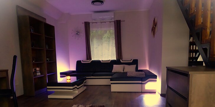 Romantický pobyt v apartmáne s vlastnou infra saunou a masážnou vaňou, Zážitkový park Zemplín na pár krokov