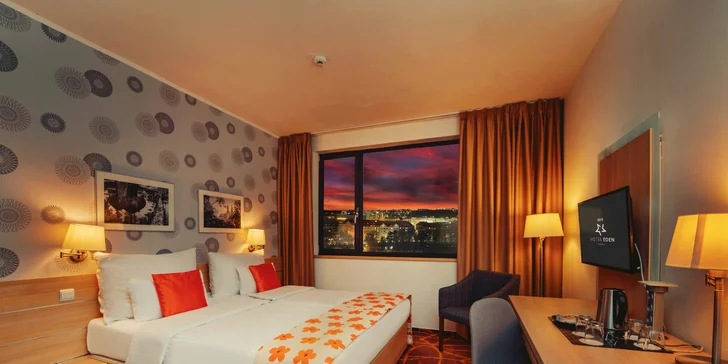 4* hotel v srdci štadióna futbalovej Slavie: ubytovanie s raňajkami