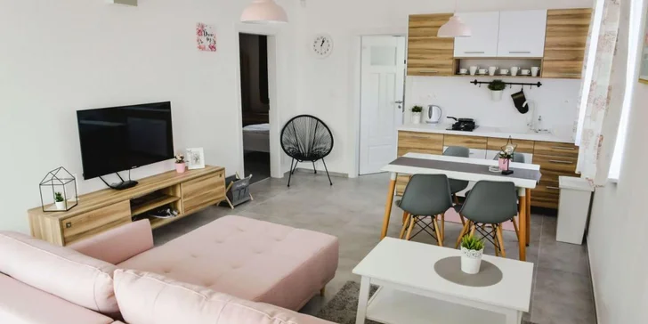 Moderné apartmány pri Podhájskej: privátny wellness, detský kútik, herňa a kopec zelene
