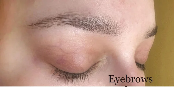 3D hodvábne mihalnice a úprava obočia v salóne Eyebrows by Sandra