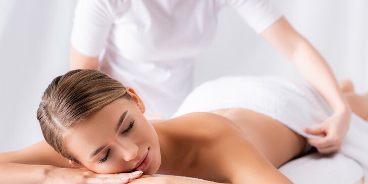 Klasická relaxačná masáž, hĺbková na odblokovanie chrbtice, tehotenská, celotelová a iné