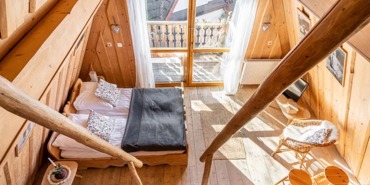Jedinečné autentické izby a horské chaty v Zakopanom: exkluzívny vstup do SPA a raňajky v cene