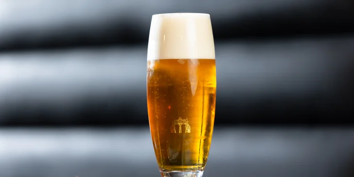 Hovädzí tatarák z Uruguay sviečkovice a tomu čapovaný Pilsner