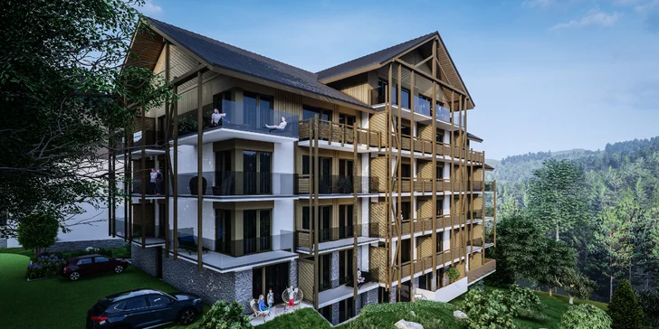 Świeradów-Zdrój: krásne nové apartmány, moderný wellness, strava
