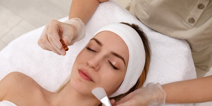 Masáž tváre a krku, ošetrenie aknóznej pleti alebo liftingové ošetrenie v Noblesa beauty ateliér
