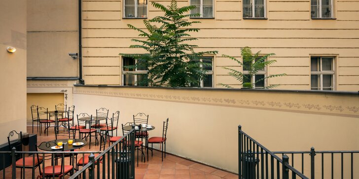 Pobyt v centre Prahy: priestranné izby aj bufetové raňajky, na skok k pamiatkam