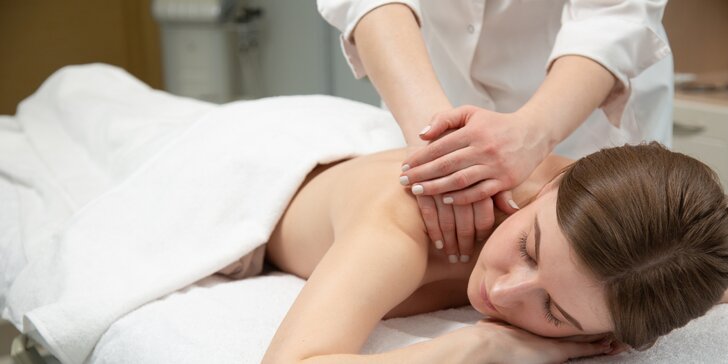 Klasická masáž, masáž v sede alebo manuálna lymfodrenáž
