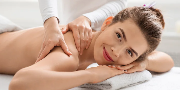 Relaxačná masáž tela, krčnej chrbtice i pleti alebo darčekový voucher