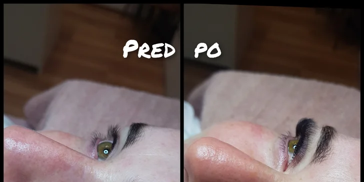 Lash Lift & Botox, laminácia obočia alebo umelé mihalnice 1D až 3D