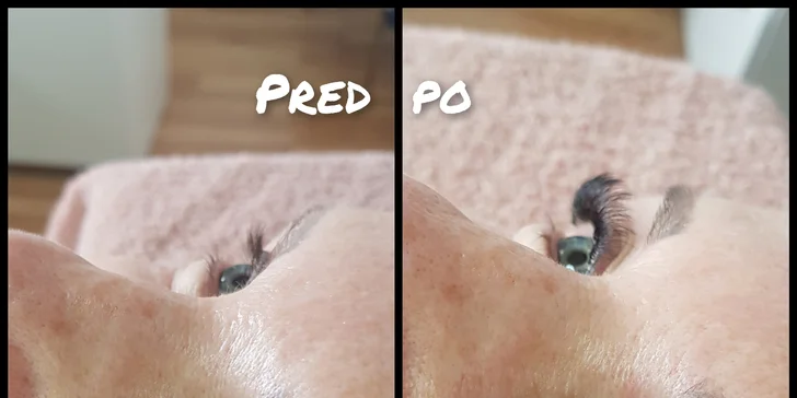 Lash Lift & Botox, laminácia obočia alebo umelé mihalnice 1D až 3D