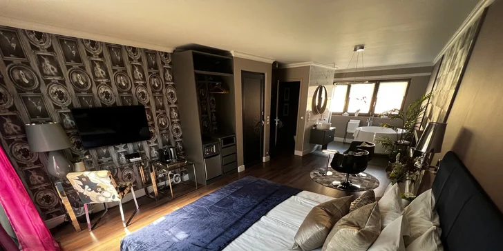 Romantický Eger s privátnym wellness v pet friendly hoteli: luxusné raňajky aj fľaša vína