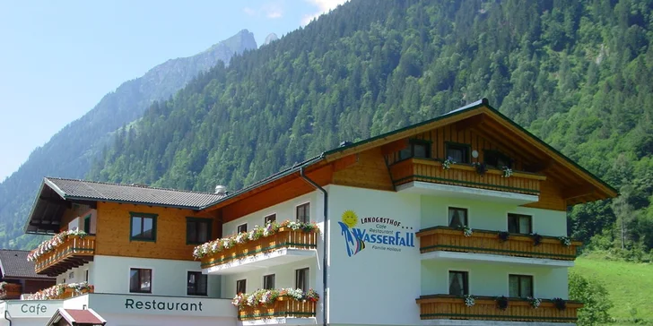 Horský hotel v blízkosti lyžiarskeho strediska Zell am See-Kaprun: polpenzia a sauna