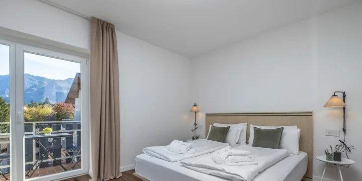 Wellness pobyt s plnou penziou v talianskych Alpách: hotel s bio záhradou, bazénom a spa pri Terme di Levico