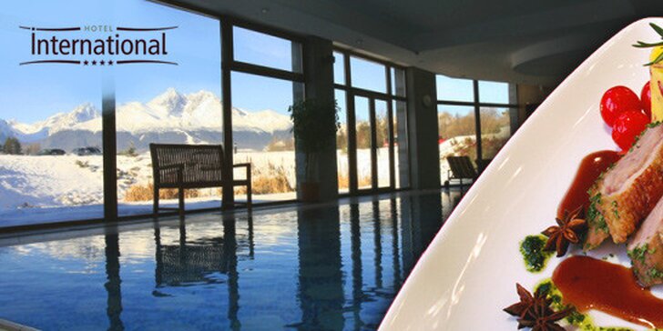 157 eur za atraktívny 3-dňový relaxačný pobyt vo Vysokých Tatrách pre 2 osoby v exkluzívnom hoteli International**** so zľavou 50%!