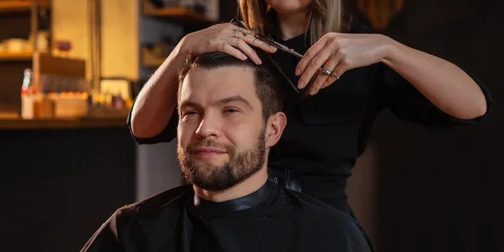 Pánsky klasický či fade strih aj s úpravou brady