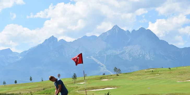 Golfový pobyt vo Vysokých Tatrách s wellness a polpenziou