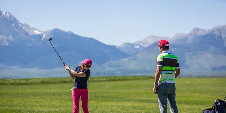 Golfový pobyt vo Vysokých Tatrách s wellness a polpenziou